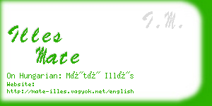 illes mate business card